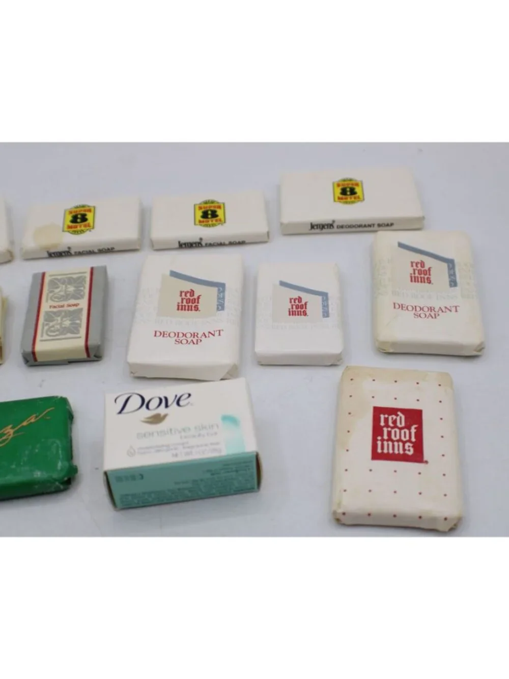 Vintage Hotel Soap Collection Lot - Jergens Dove Assorted Travel Size Bars NEW